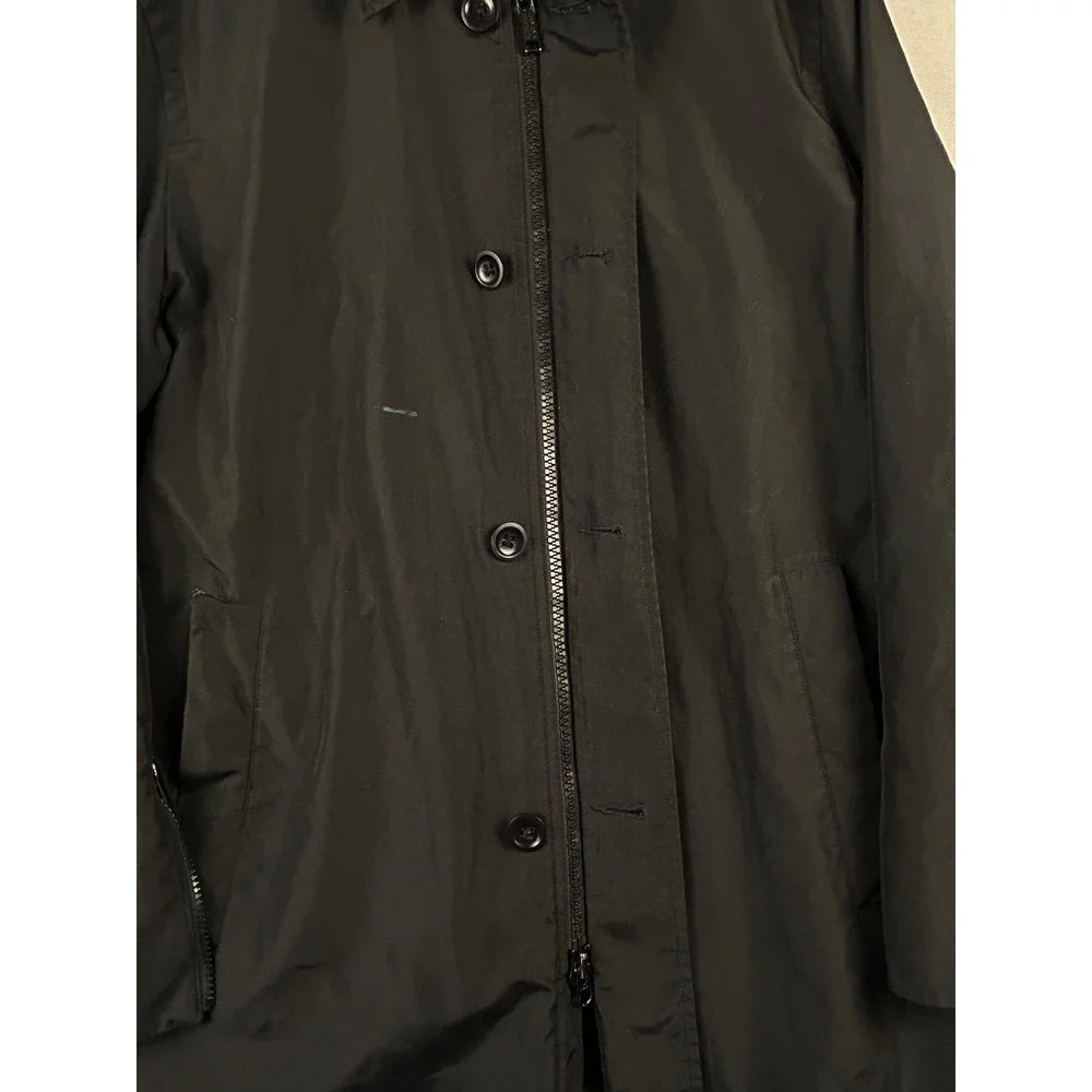 Banana Republic Mens Black Padded Car Coat Jacket 712873-00 Medium